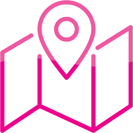 Web Deep Pink Map Icon