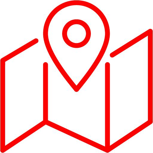 Red Map Icon