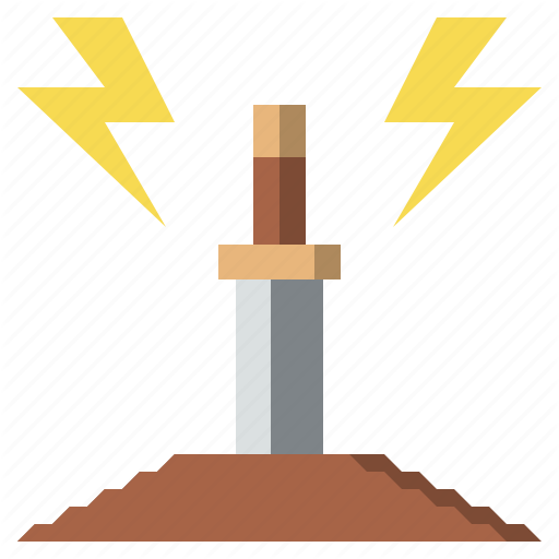 Excalibur, Fairy, Fantasy, Folklore, Legend, Stone, Tale Icon