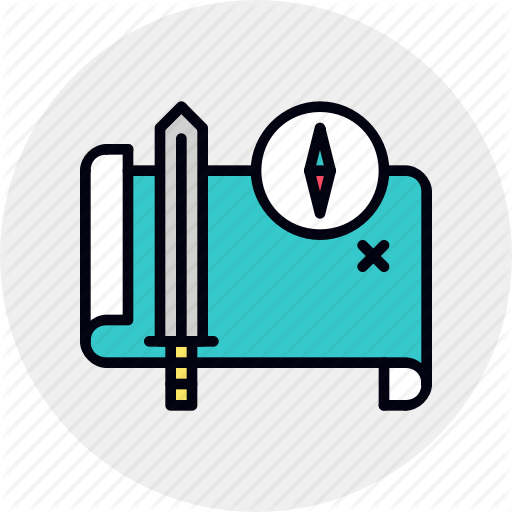 Game, Map, Mission, Quest, Role, Rpg, Setting Icon