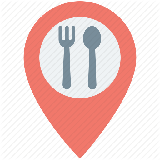 Food Place, Map Pin, Restaurant Location, Restaurant Nearby