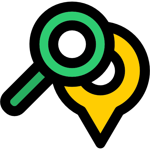 Search, Map Pointer, Pn