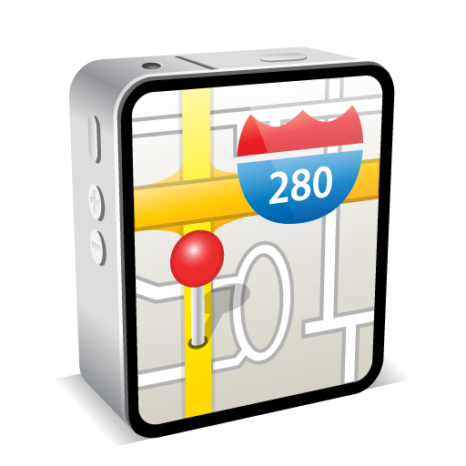 Iphone Black Map Icon