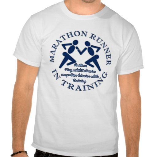 Running Sport Funny Marathon Runner In Training T Shirt Running