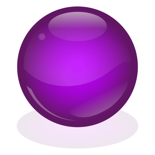 Purple Marble Ball