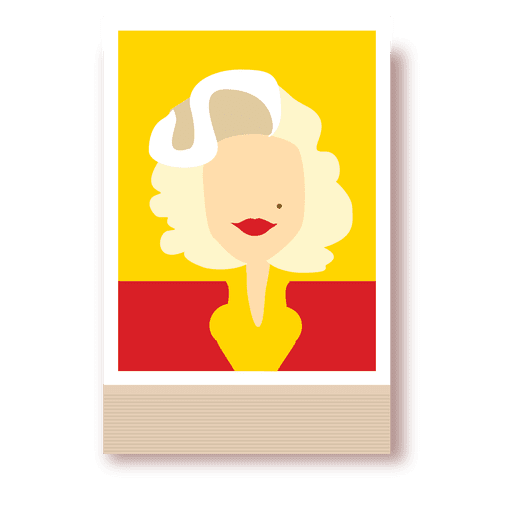 Marilyn Monroe Cartoon Character