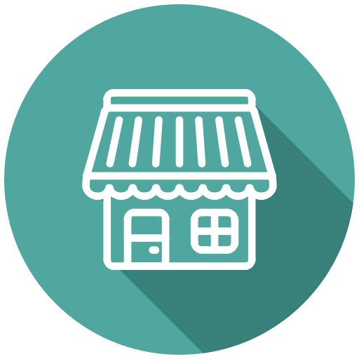 Bakery, Cafe, Eshop, Market, Shop, Store Icon