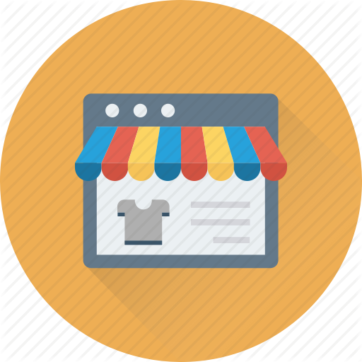 E Commerce, Marketplace, Online Shop, Shop, Website Icon