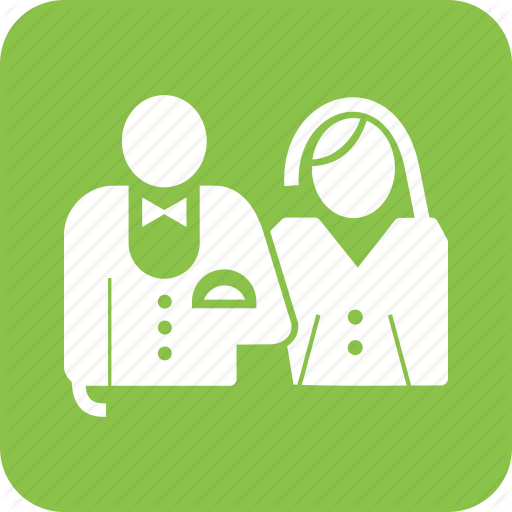 Bride, Couple, Dress, Groom, Happy, Marriage, Wedding Icon