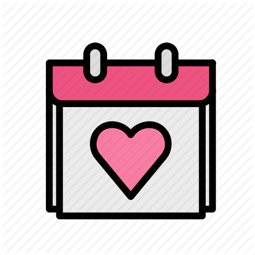 Calendar, Love, Marriage, Party, Wedding Icon