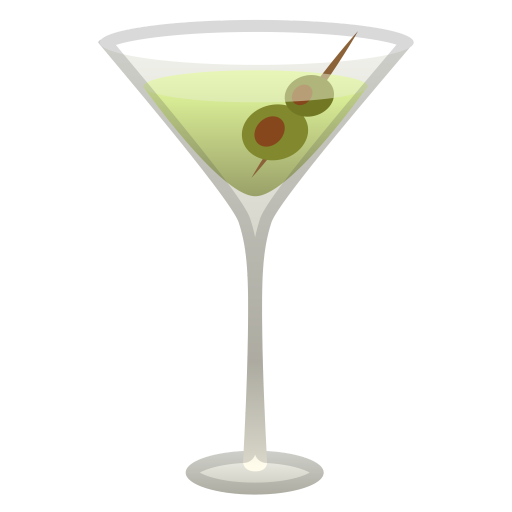 Cocktail Glass Icon Noto Emoji Food Drink Iconset Google