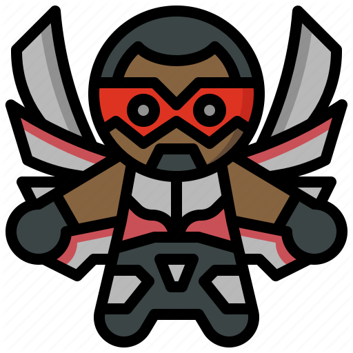 Avangers, Avatars, Falcon, Gartoon, Hero, Marvel Icon