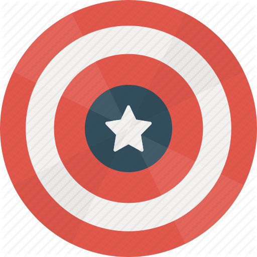 Caps, Captain, Hero, Marvel, Shield Icon