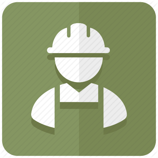 Construction, Engineer, Labor, Laborer, Mason, Occupation Icon