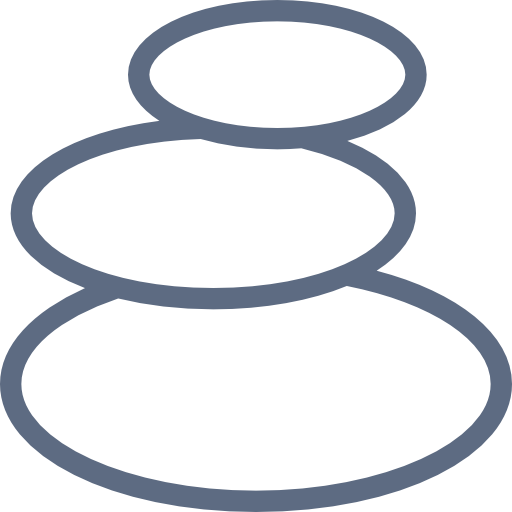 Grey, Stone, Massage Icon Free Of Hotel And Spa Icons