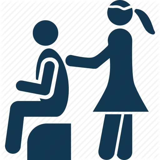 Hair Settings, Hair Style, Health, Massage, Spa, Wellness Icon