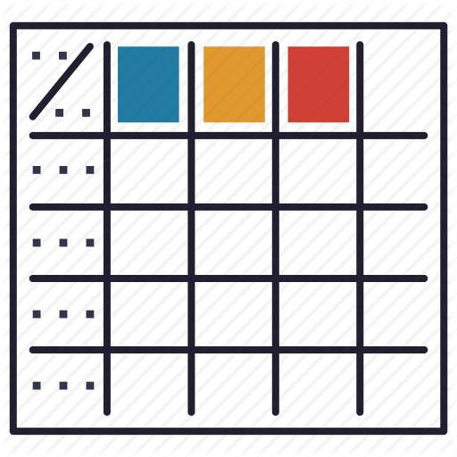Datatable, Grid, Interface, Matrix, Table Icon