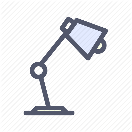 Bulb, Desk, L Light, Table, Table Lamp Icon