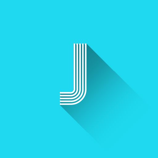 J Flat Icon Design! By Me Icons And Graphics Design