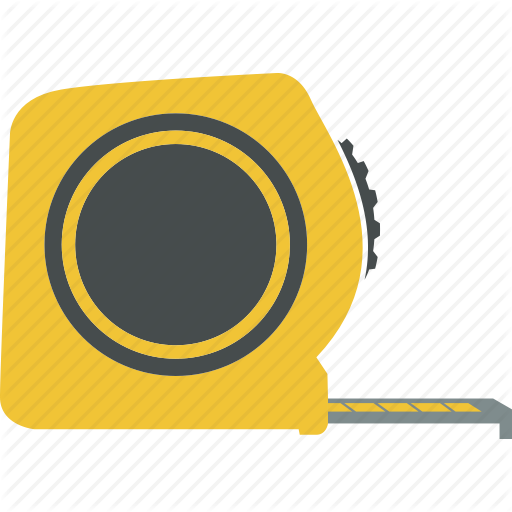 Measure, Measuring, Metre, Tape Icon
