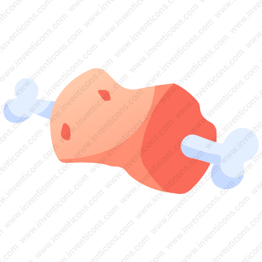Download Food,chicken Peice,meat Icon Inventicons