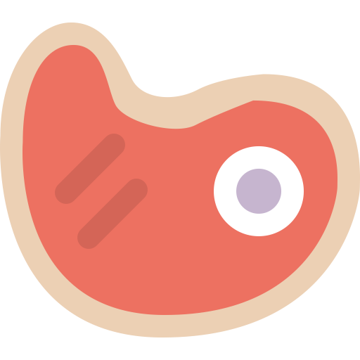 Meat Icon Flat Free Sample Iconset Squid Ink