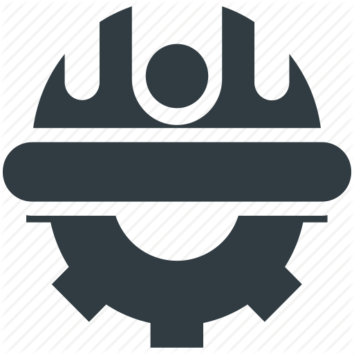 Cogwheel, Contractor, Hard Cap, Industrial, Mechanic Icon