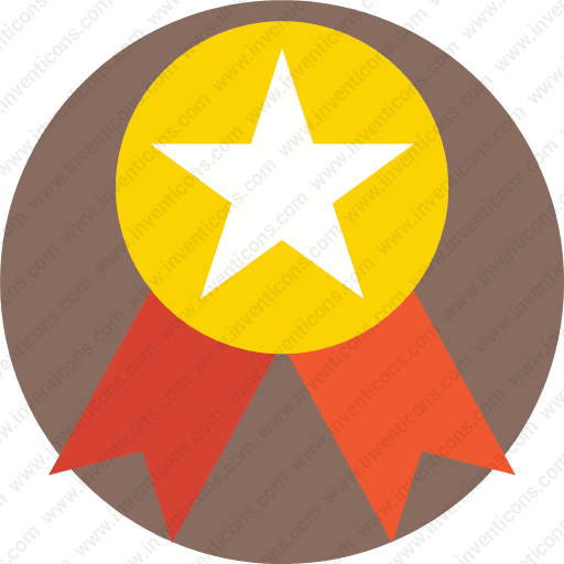 Download Medal,reward,star,award,gold Icon Inventicons