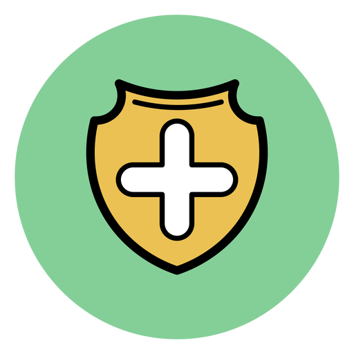 Medical Cross Badge Icon