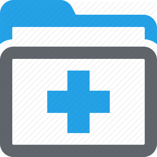 Folder, Medical Files, Medical Records Icon