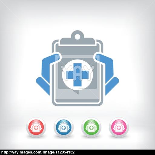 Medical Records Icon Vector