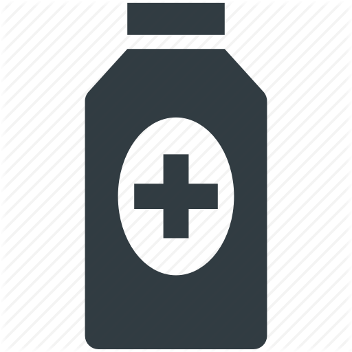 Drugs, Medicine Bottle, Medicine Jar, Pills, Syrup Icon