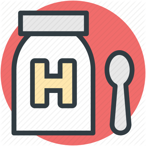Drugs, Medicine Bottle, Medicine Jar, Spoon, Syrup Bottle Icon