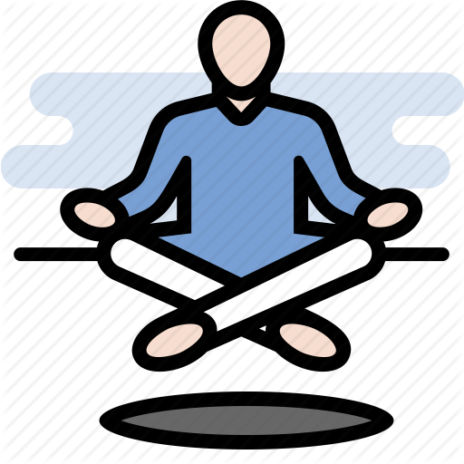 Levitate, Levitation, Meditate, Meditation, Yoga, Yogi Icon