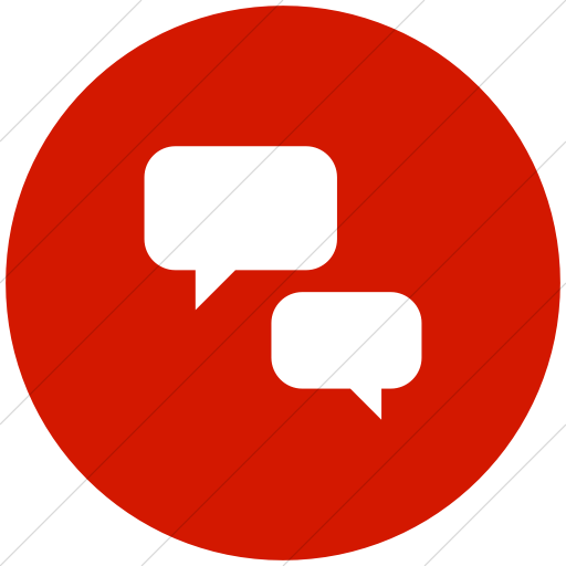 Flat Circle White On Red Ocha Humanitarians Activity