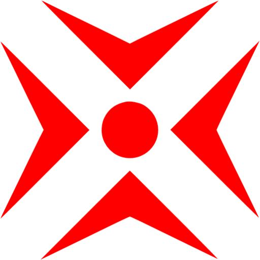 Red Meeting Point Icon