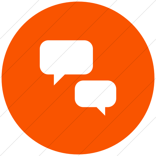 Flat Circle White On Orange Ocha Humanitarians Activity