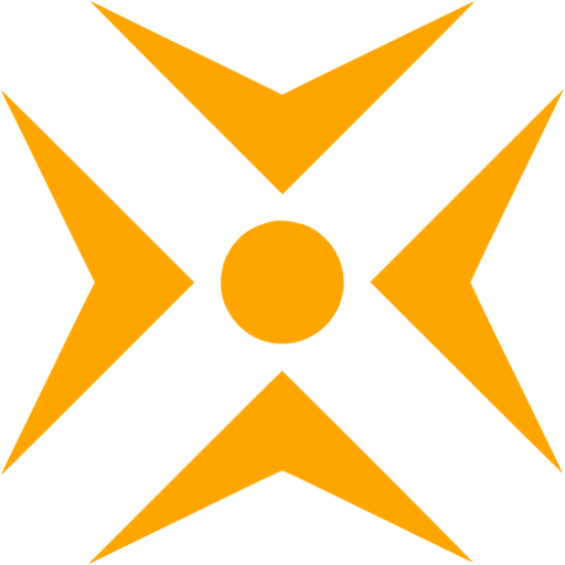 Orange Meeting Point Icon