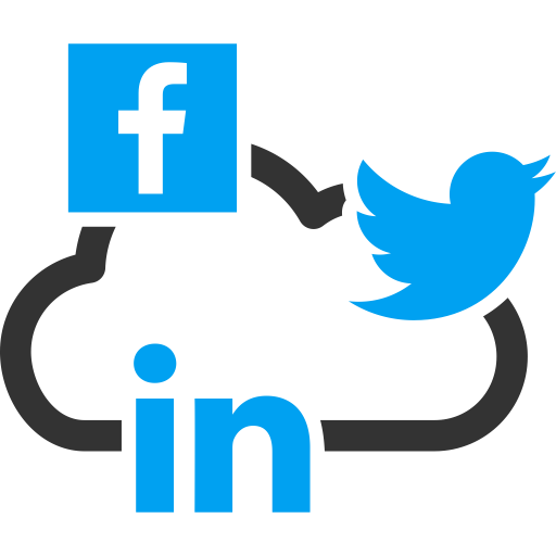 Social Media Meeting Icon Logo Image