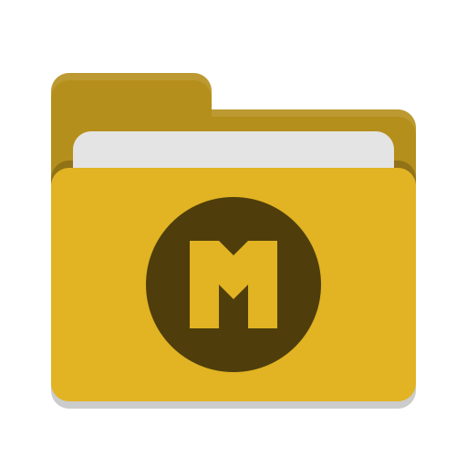 Folder Yellow Mega Icon Papirus Places Iconset Papirus