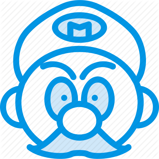 Game, Gaming, Mario, Moustache, Play, Plumber Icon