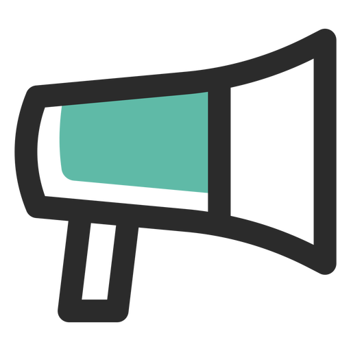 Megaphone Colored Stroke Icon