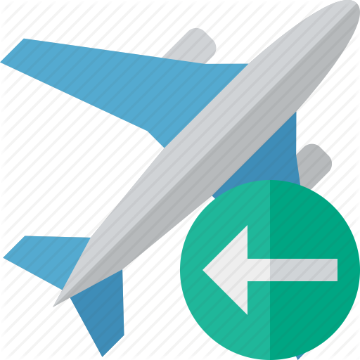 Airplane, Flight, Plane, Previous, Transport, Travel Icon