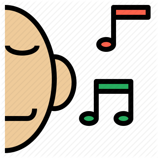 Listen, Melody, Music, Relax, Rhythm, Song, Voice Icon