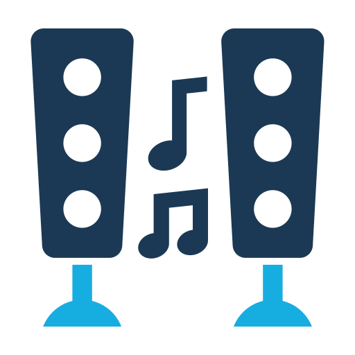 Music, Melody, Sound, Audio, Speakers Icon Free Of Music