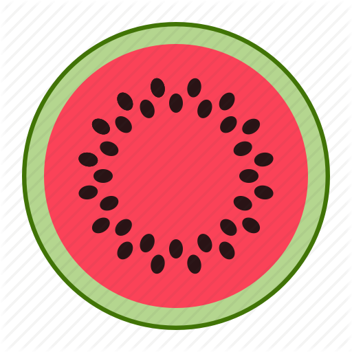 Eating, Fresh Fruit, Fruit, Melon, Red, Red Melon, Water Melon Icon