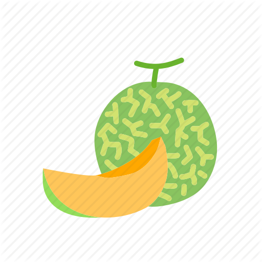 Food, Fruit, Melon, Organic, Rockmelon, Slice Icon