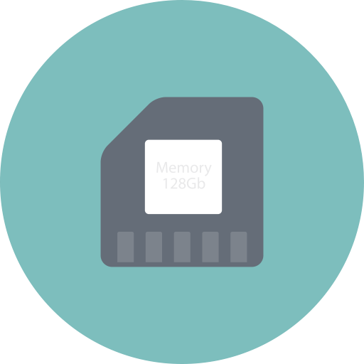 Card, Memory, Storage, Data, Sd, Memory Card Icon