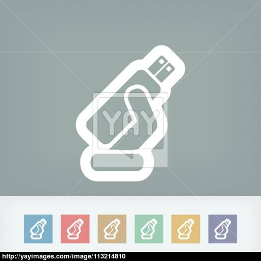 Usb Memory Icon Vector