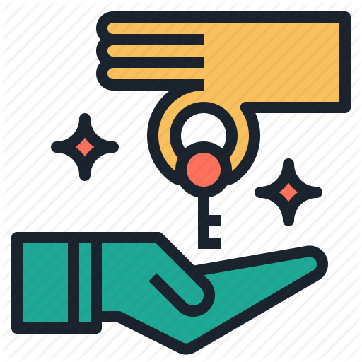 Estate, Home, Key, Mentor, Real, Receive, Solution Icon
